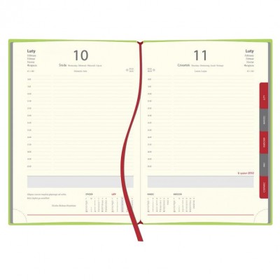 Kalendarz książkowy z registrami KAL-2R 0557