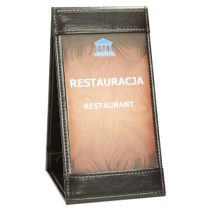 Rozkładany stojaczek na stolik z menu dnia restauracji 0390_1 Akcesoria dodatkowe